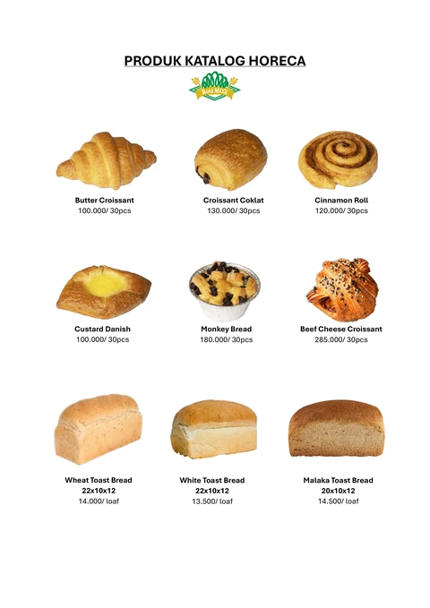 Sampul Katalog HORECA Roti MOX
