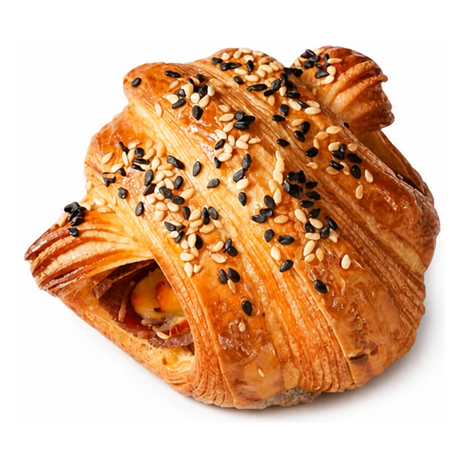 Beef Cheese Croissant, tiga-perempat kiri