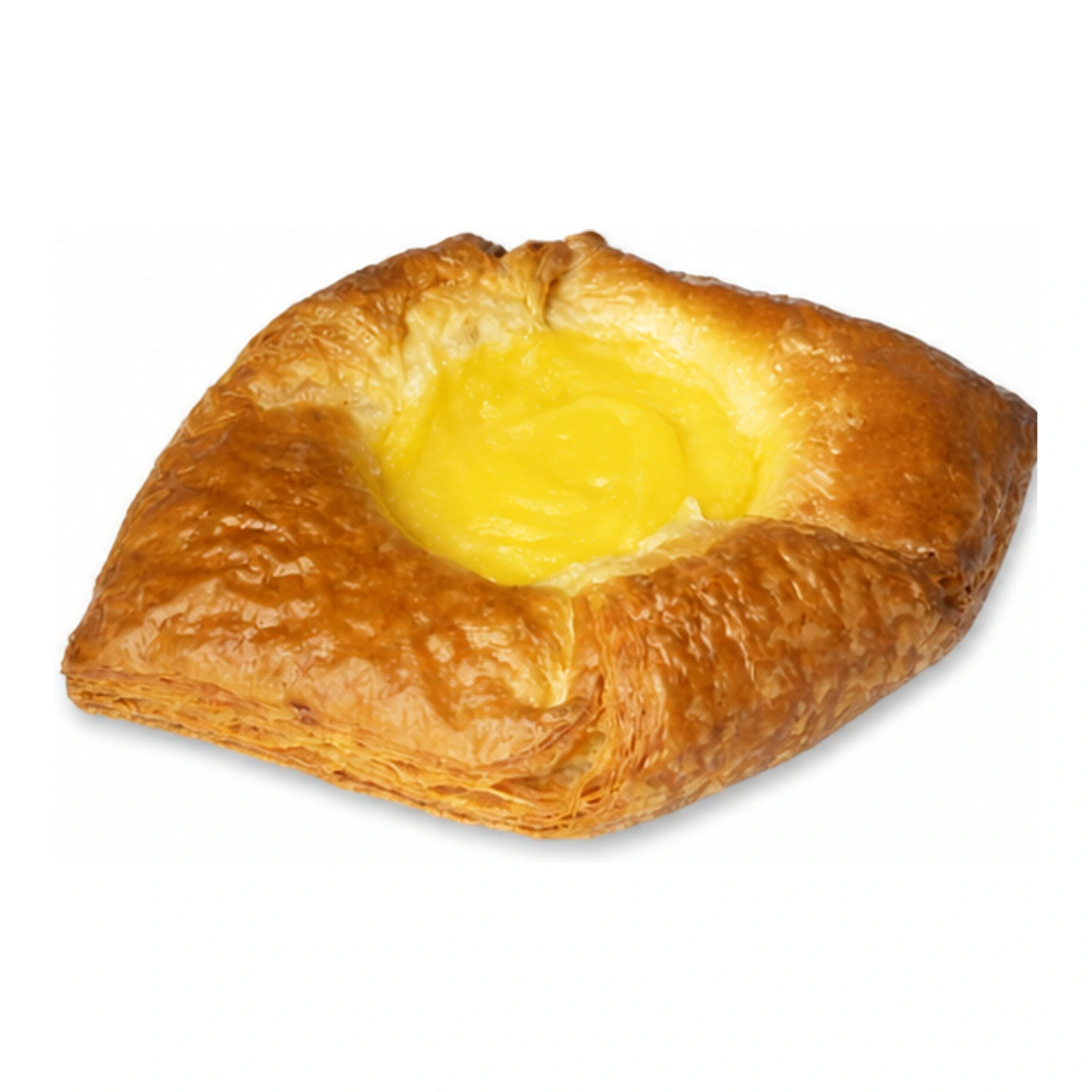 Custard Danish, tiga-perempat kiri