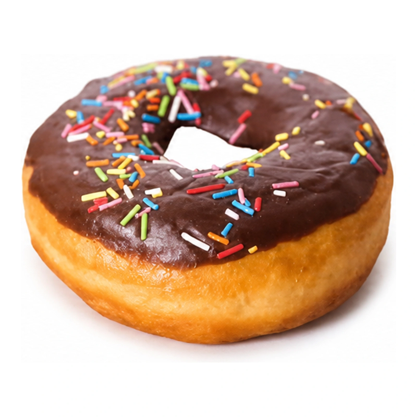 Donut Chocolate, tiga-perempat kiri
