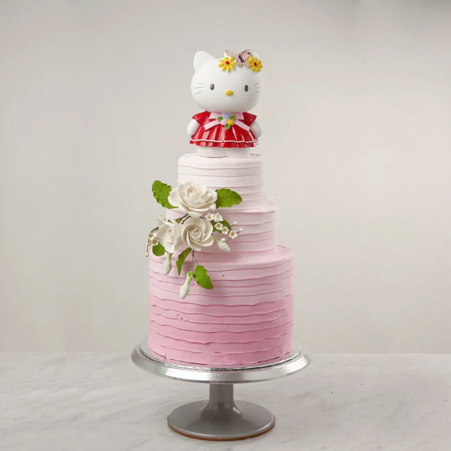 Custom cake Roti MOX dengan dekorasi untuk perayaan